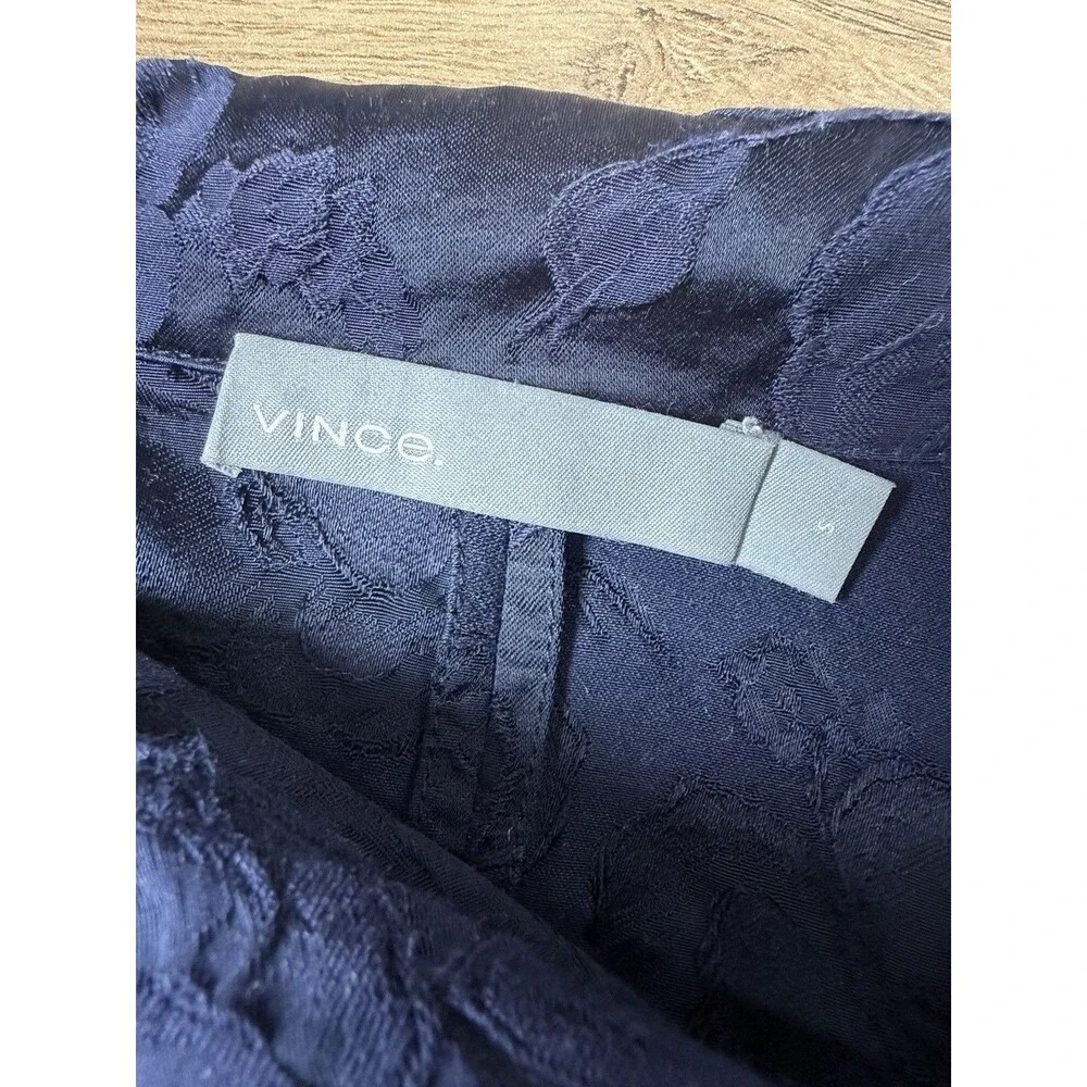 Vince. Jacquard Popover Pajama Top Blue Women’s Small